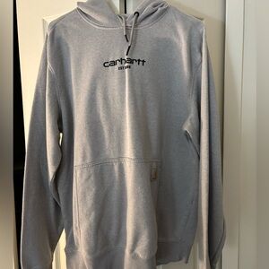 Carhartt Light Gray Pullover Hoodie
